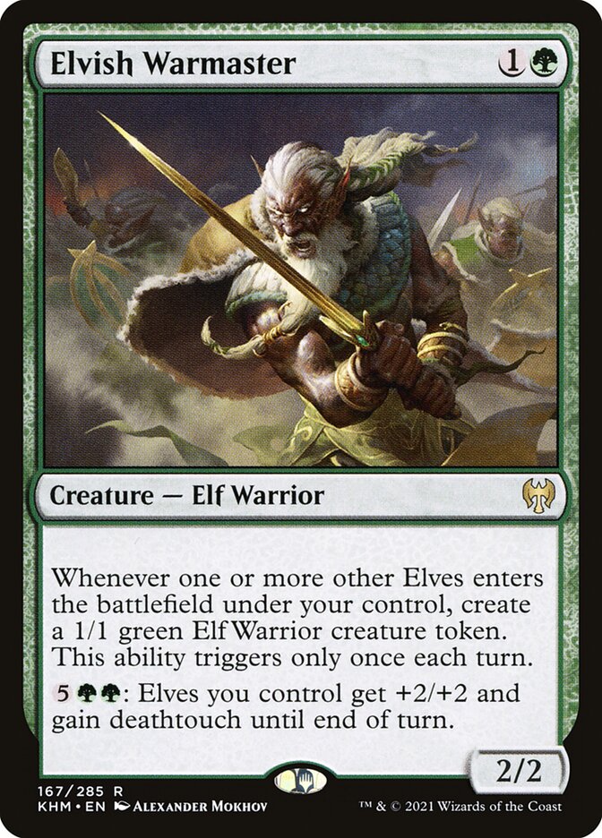 Elvish Warmaster - Foil