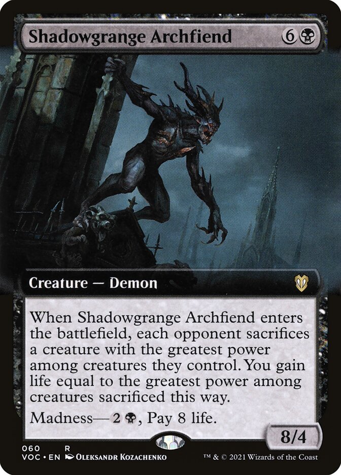 Shadowgrange Archfiend - Extended Art