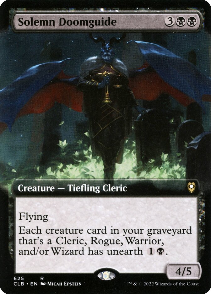 Solemn Doomguide - Extended Art