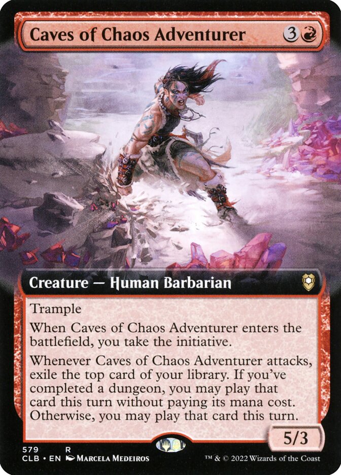 Caves of Chaos Adventurer - Extended Art - Foil