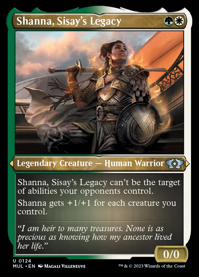 Shanna, Sisay's Legacy - Etched - Foil