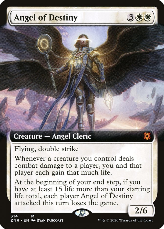 Angel of Destiny - Extended Art - Foil