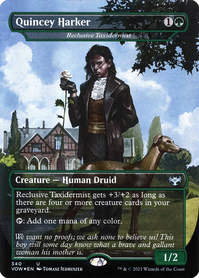 Quincey Harker (Reclusive Taxidermist) - Borderless Dracula Series