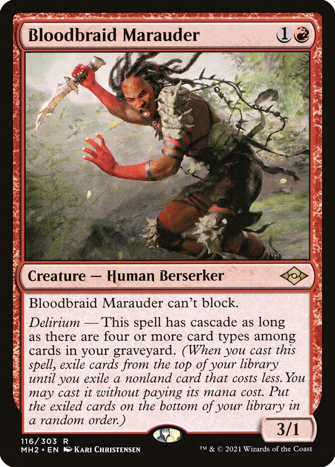 Bloodbraid Marauder - Foil