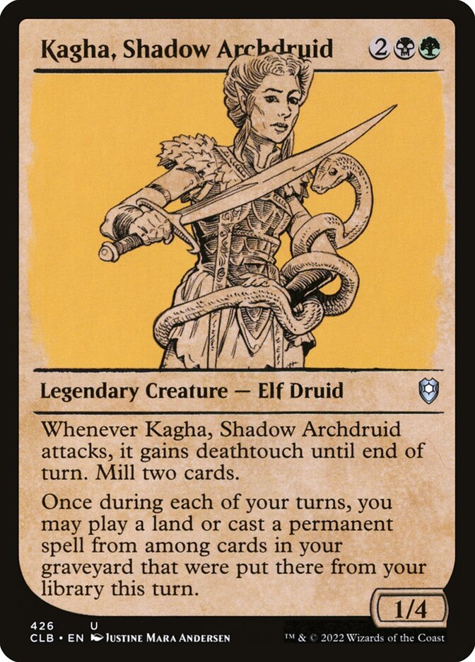 Kagha, Shadow Archdruid - Showcase - Foil