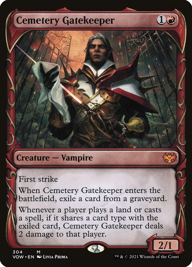Cemetery Gatekeeper - Showcase - Foil