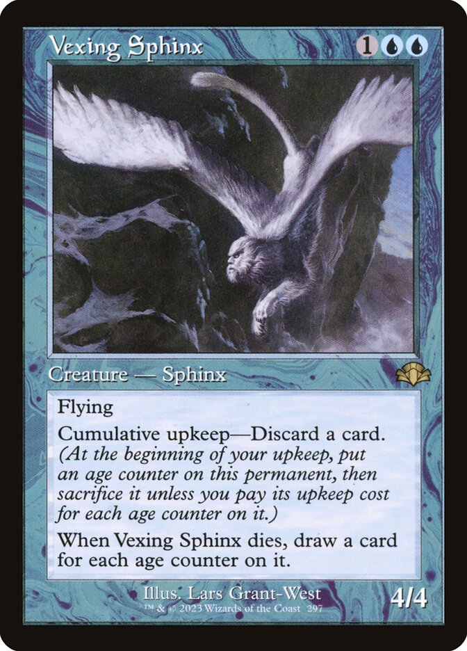 Vexing Sphinx - Retro Frame
