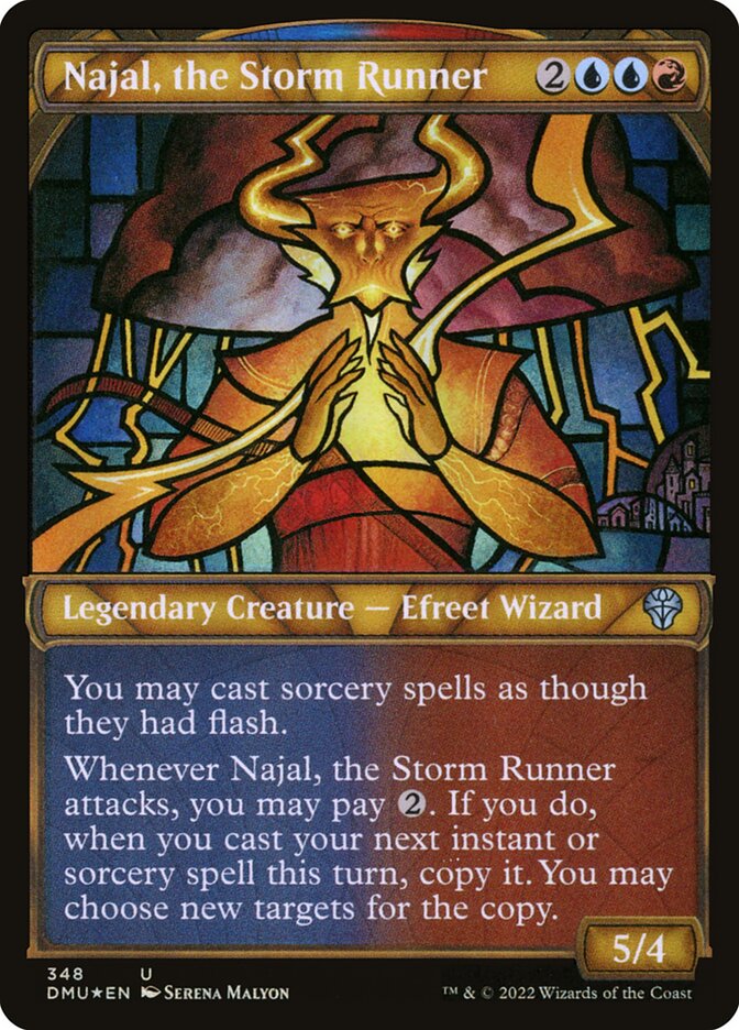 Najal, the Storm Runner - Textured - Foil