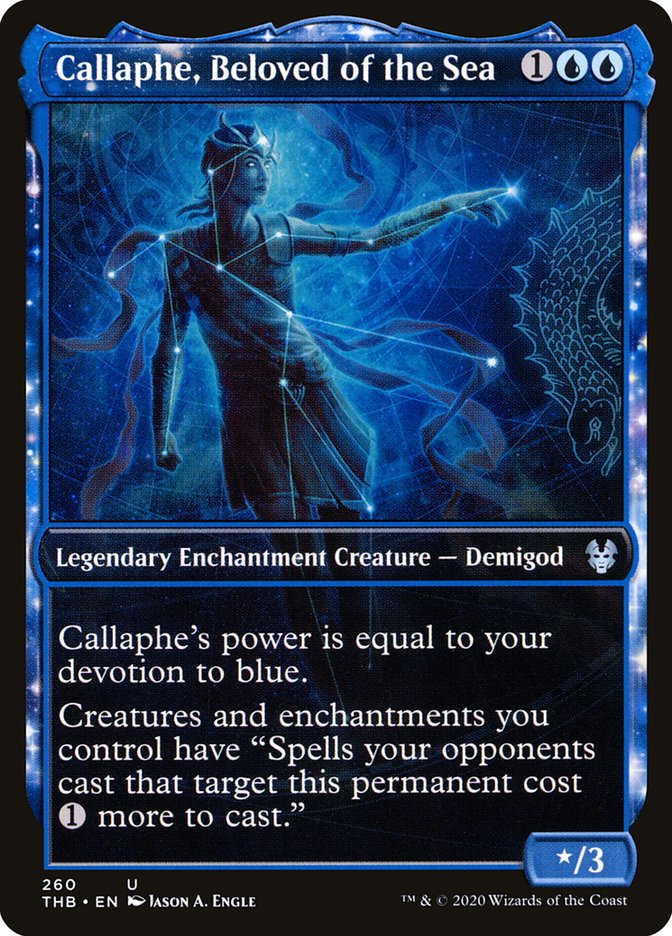 Callaphe, Beloved of the Sea - Showcase Nyx Touched - Foil