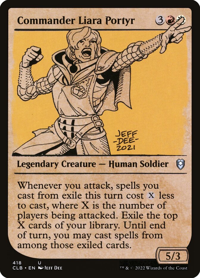 Commander Liara Portyr - Showcase - Foil