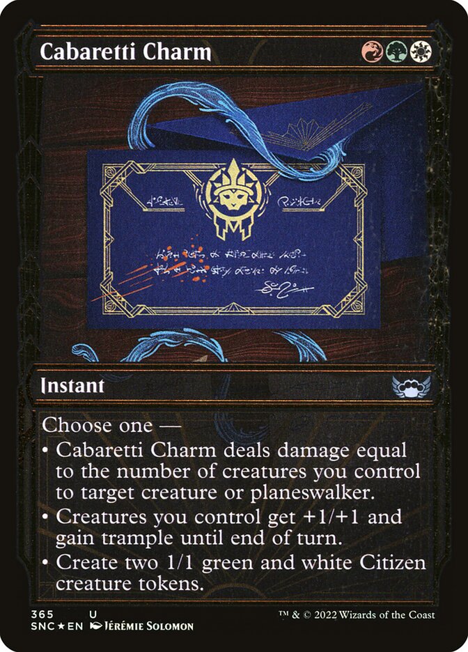 Cabaretti Charm - Gilded - Foil