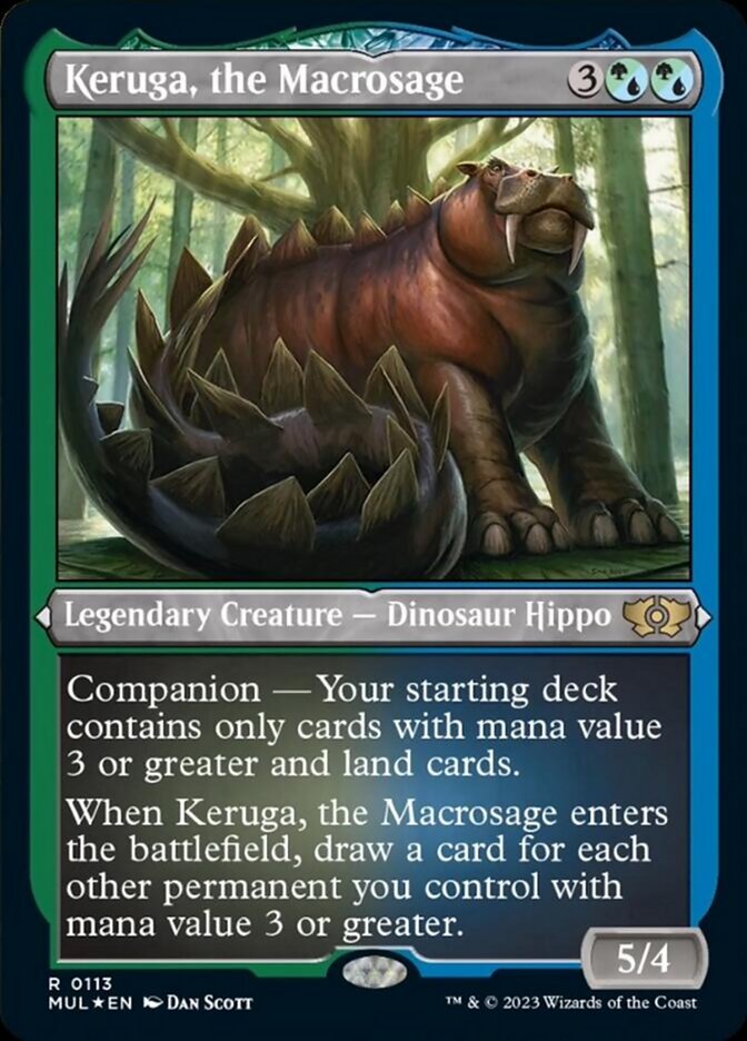 Keruga, the Macrosage - Etched - Foil