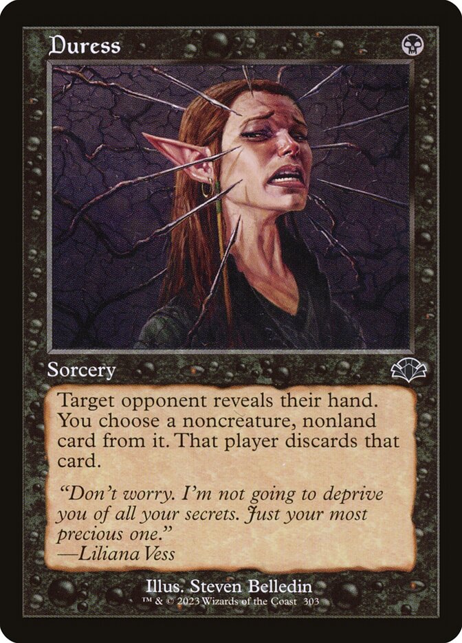 Duress - Retro Frame - Foil