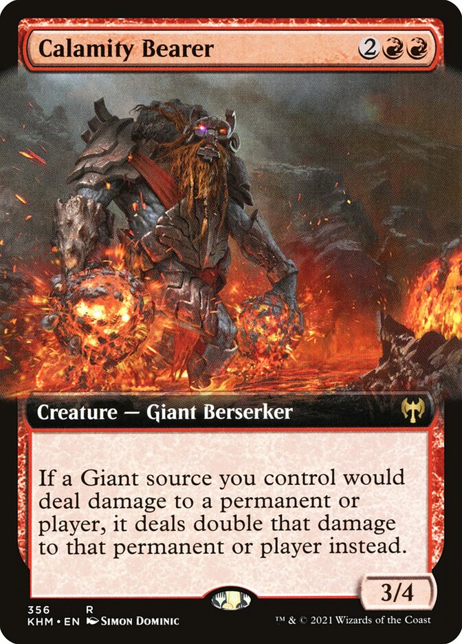 Calamity Bearer - Extended Art - Foil