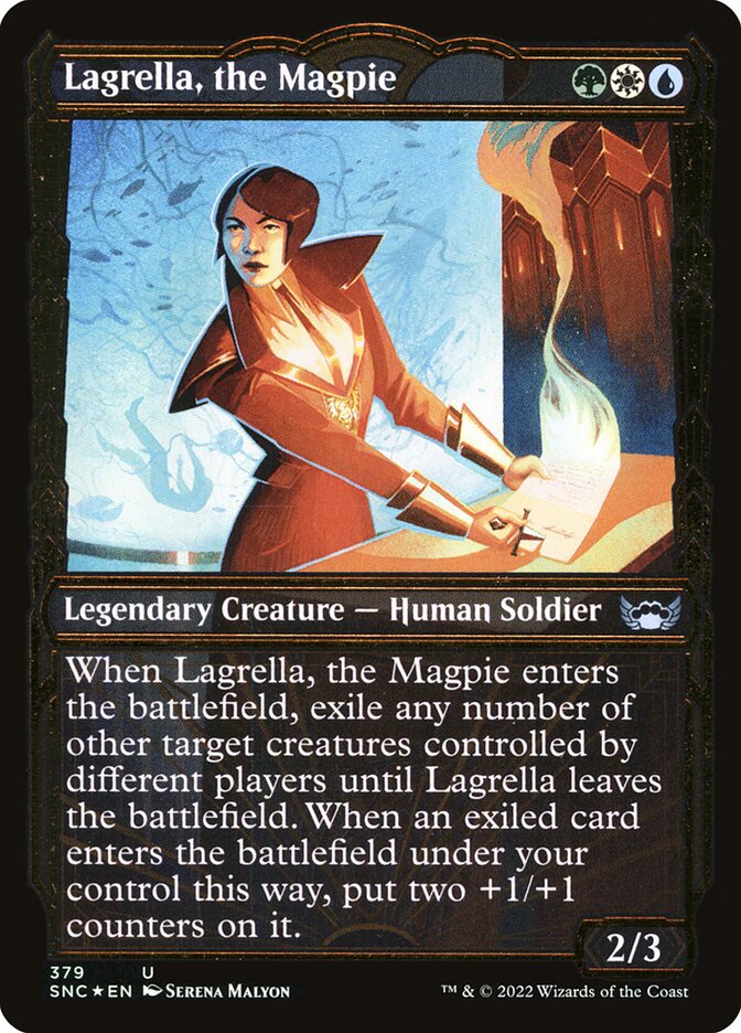 Lagrella, the Magpie - Gilded - Foil