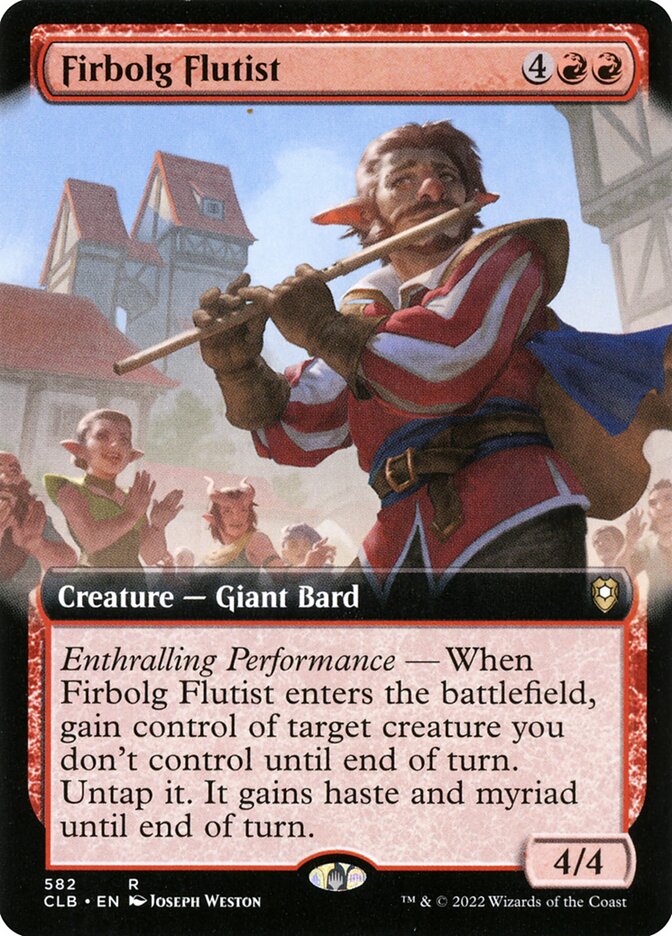 Firbolg Flutist - Extended Art - Foil