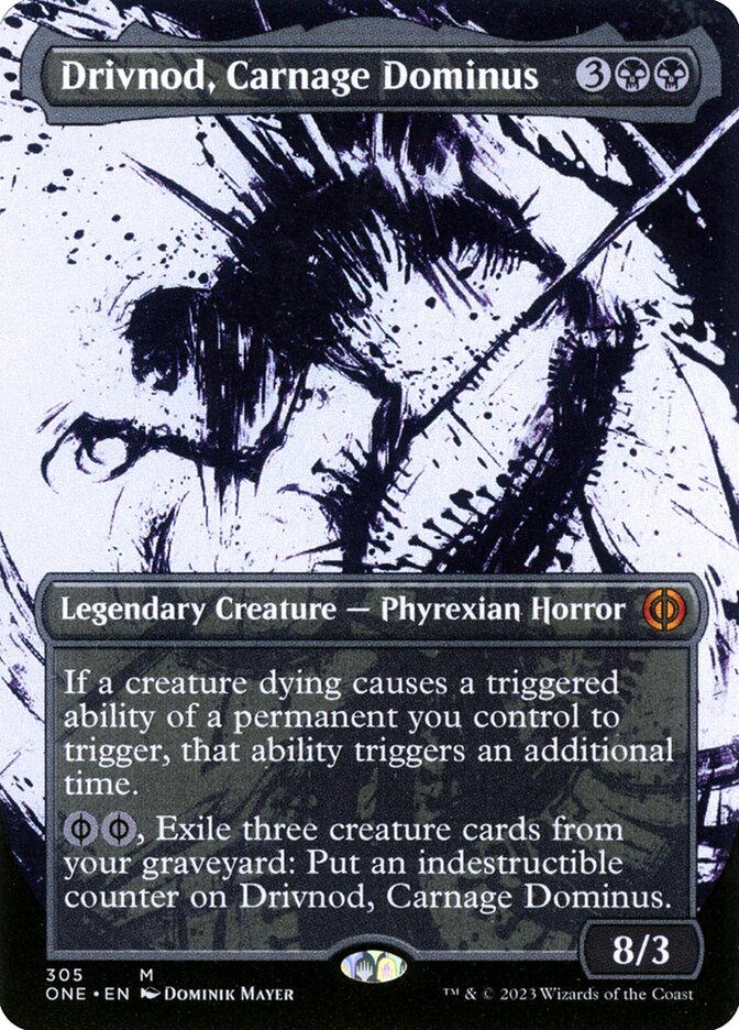 Drivnod, Carnage Dominus - Borderless - Foil