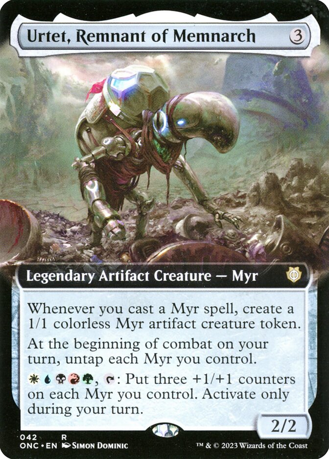 Urtet, Remnant of Memnarch - Extended Art - Foil