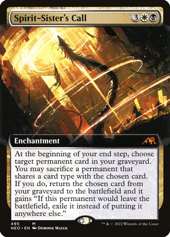 Spirit-Sister's Call - Extended Art - Foil