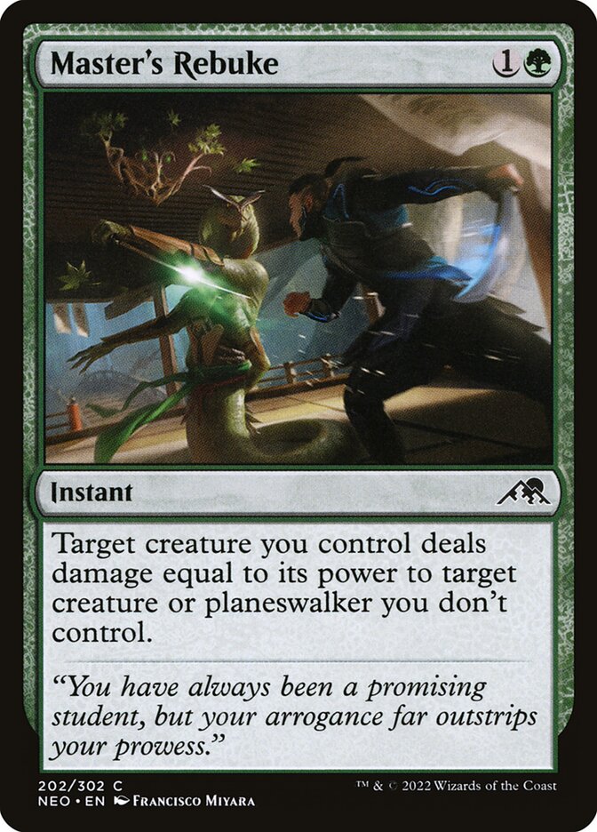 Master's Rebuke - Foil