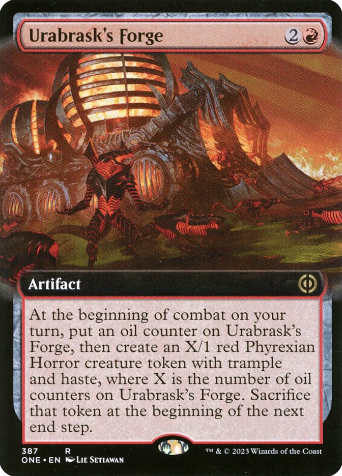 Urabrask's Forge - Extended Art