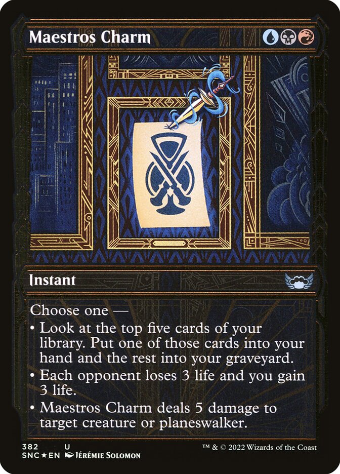 Maestros Charm - Gilded - Foil