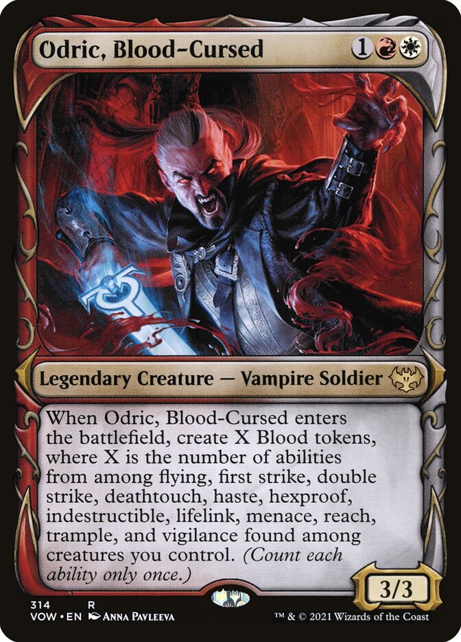 Odric, Blood-Cursed - Showcase - Foil