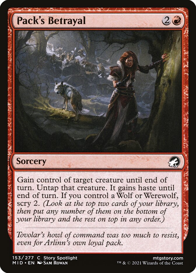 Pack's Betrayal - Foil