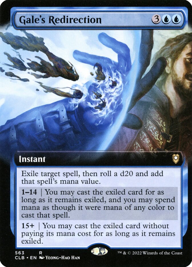 Gale's Redirection - Extended Art - Foil