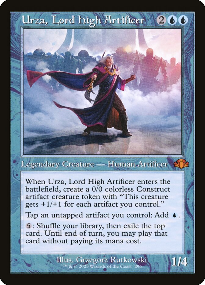 Urza, Lord High Artificer - Retro Frame - Foil