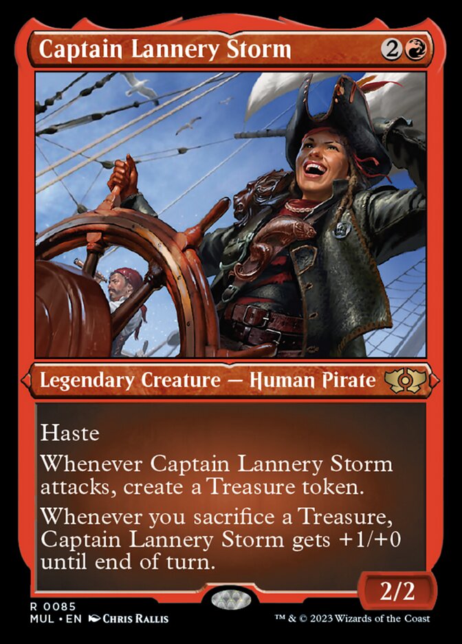 Captain Lannery Storm - Etched - Foil