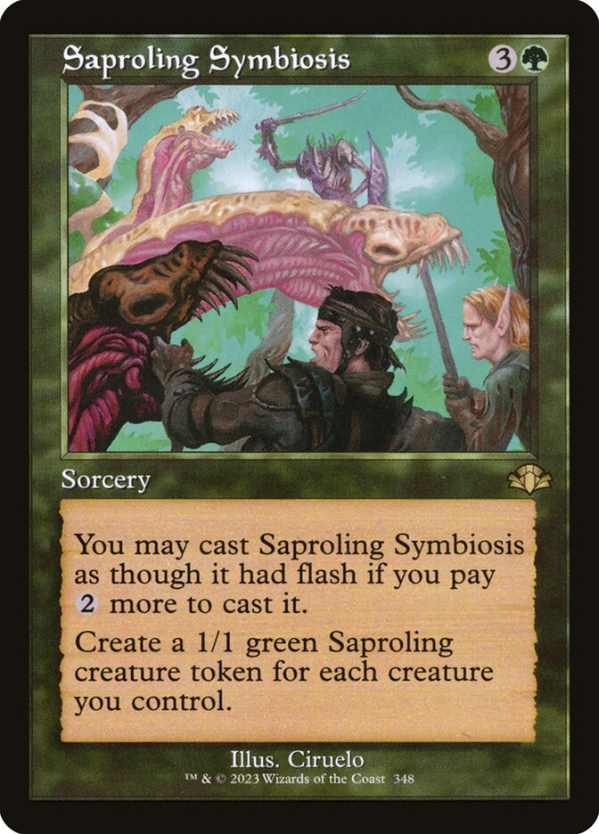Saproling Symbiosis - Retro Frame