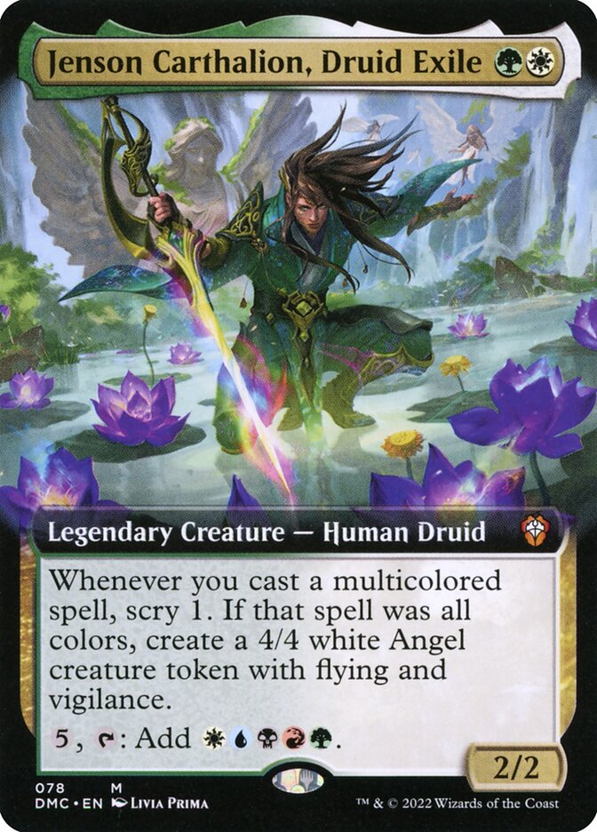 Jenson Carthalion, Druid Exile - Extended Art - Foil