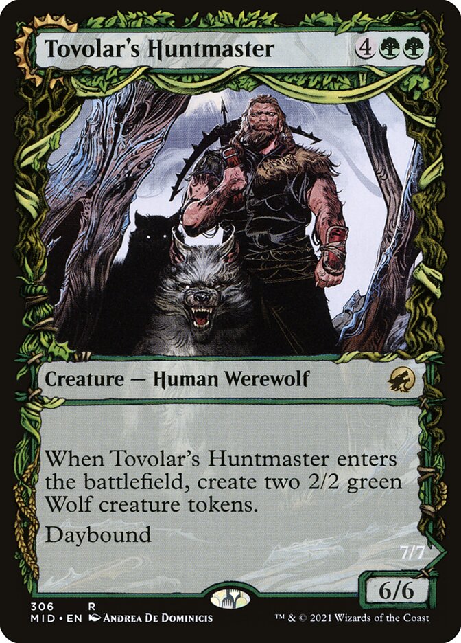 Tovolar's Huntmaster // Tovolar's Packleader - Foil