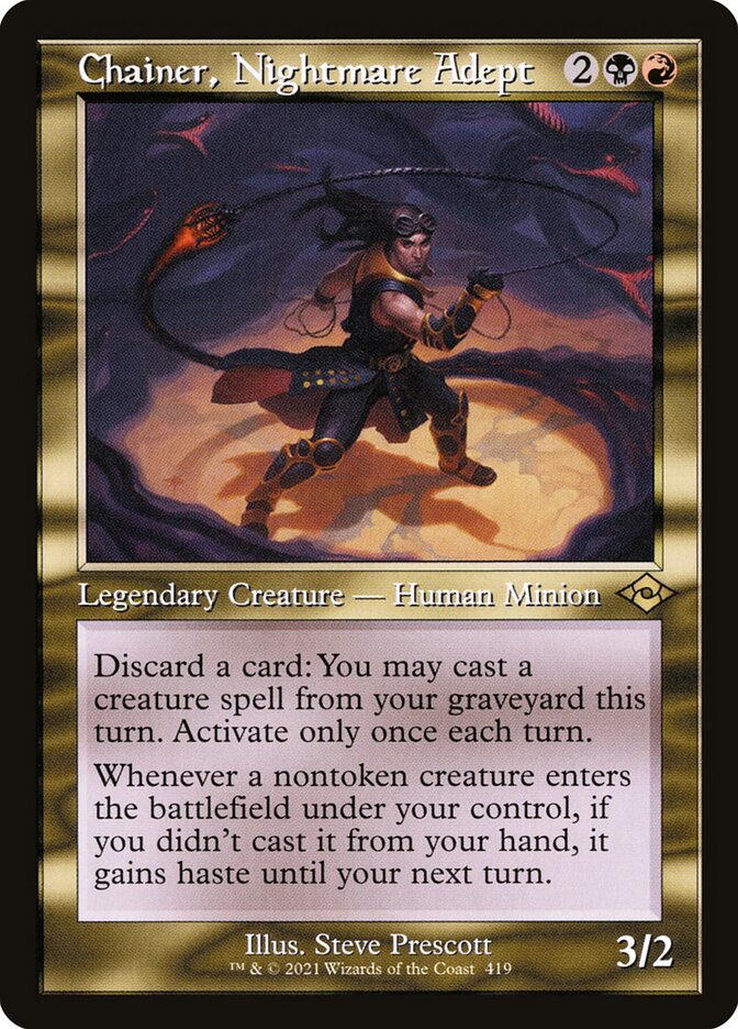 Chainer, Nightmare Adept - Retro Frame