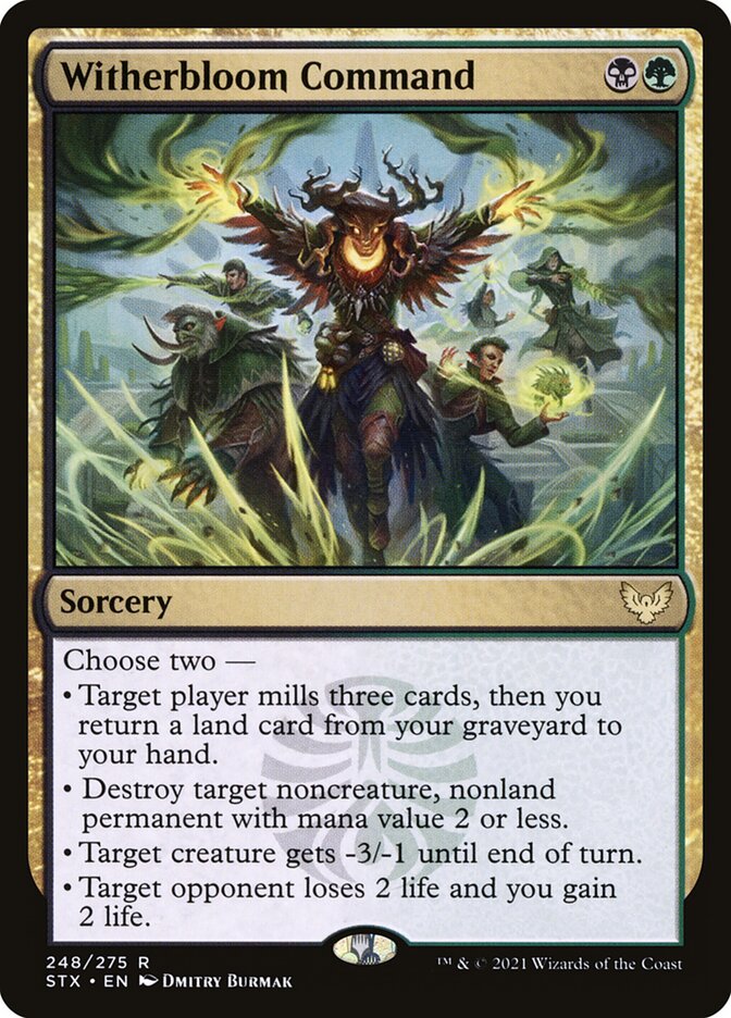 Witherbloom Command - Foil