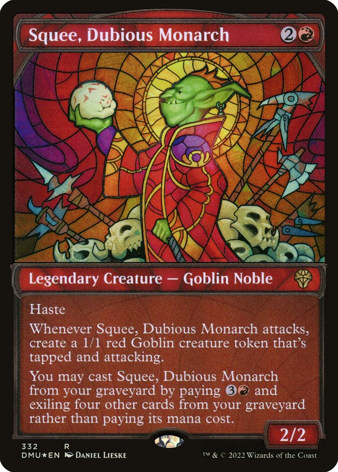 Squee, Dubious Monarch - Textured - Foil