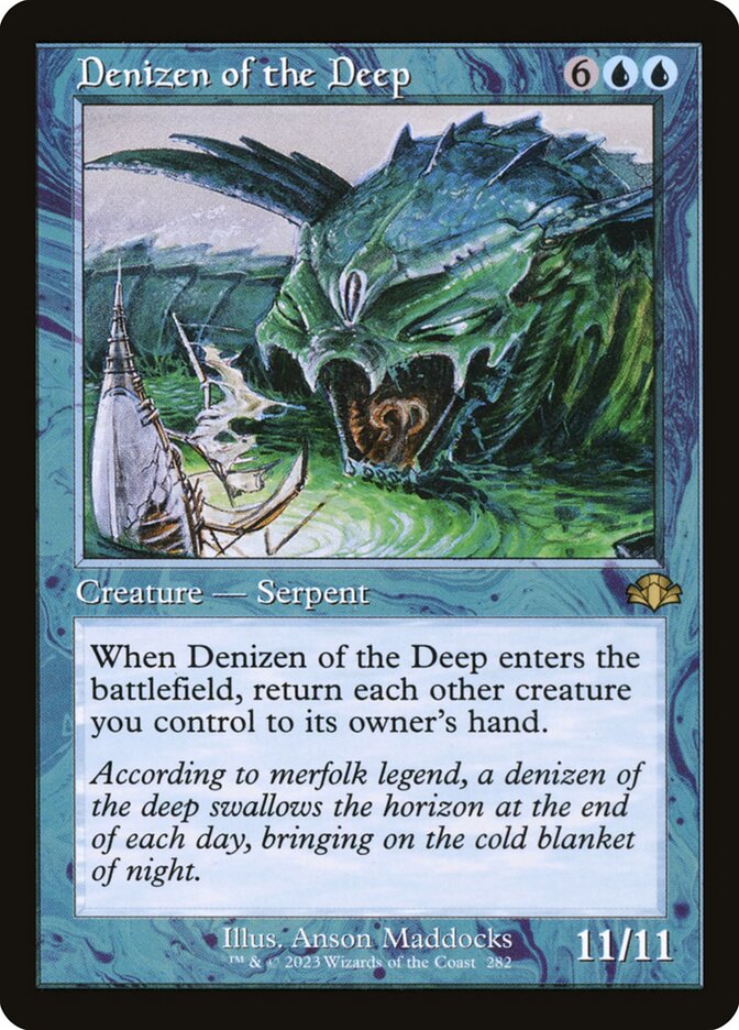 Denizen of the Deep - Retro Frame - Foil