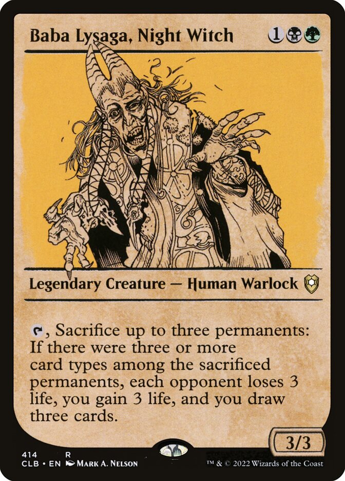 Baba Lysaga, Night Witch - Showcase - Foil