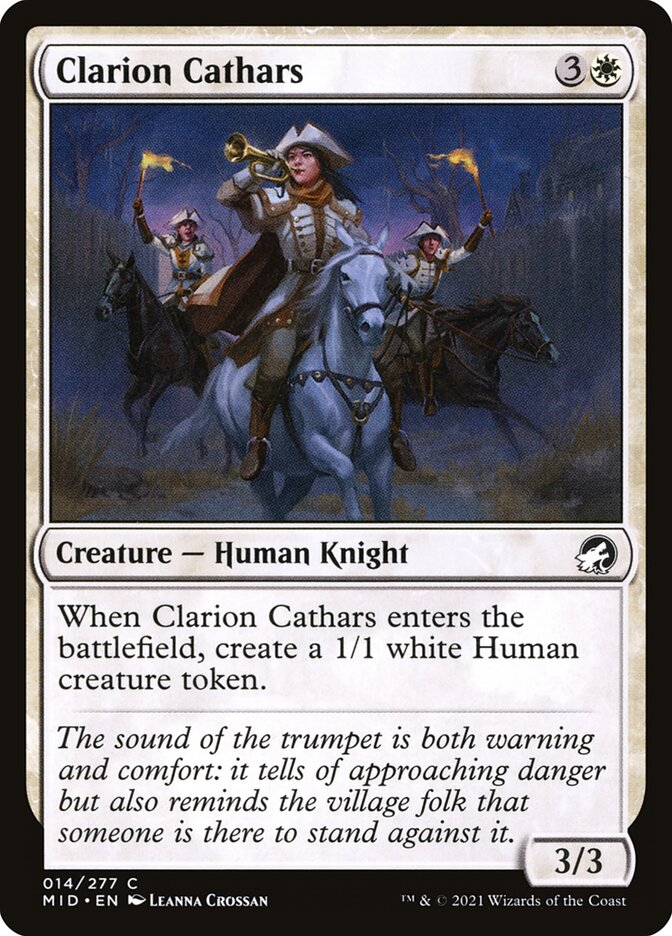 Clarion Cathars - Foil