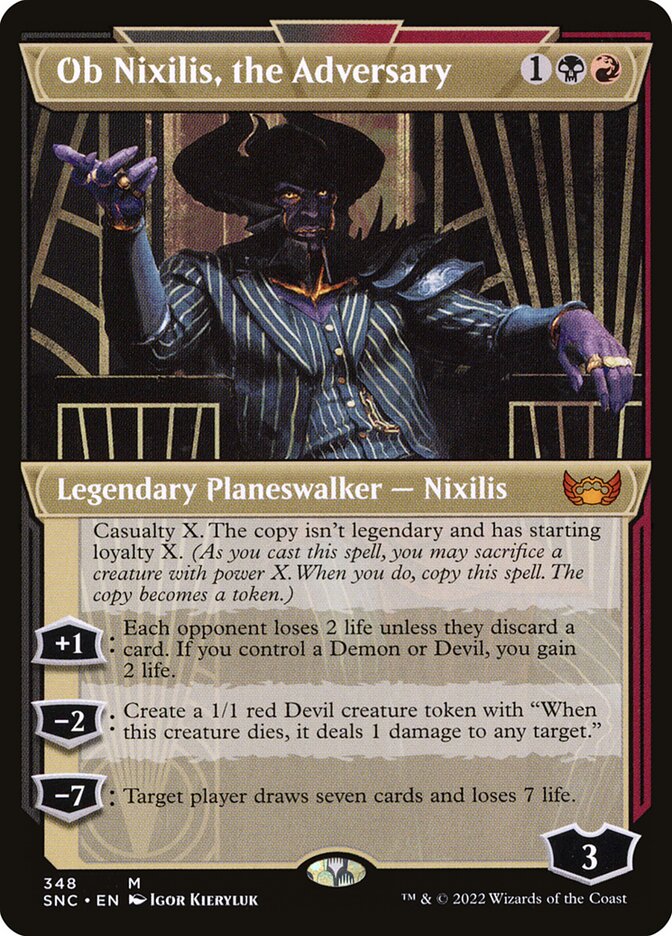 Ob Nixilis, the Adversary - Showcase - Foil
