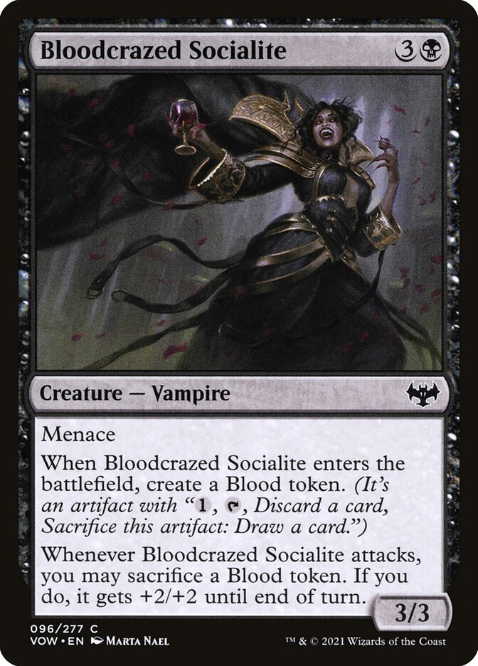 Bloodcrazed Socialite - Foil