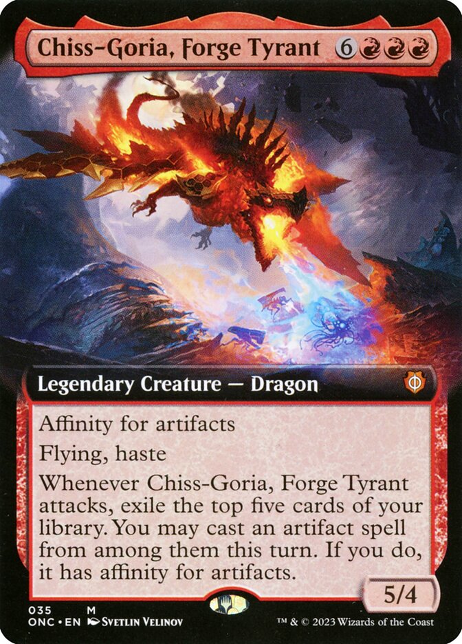 Chiss-Goria, Forge Tyrant - Extended Art - Foil