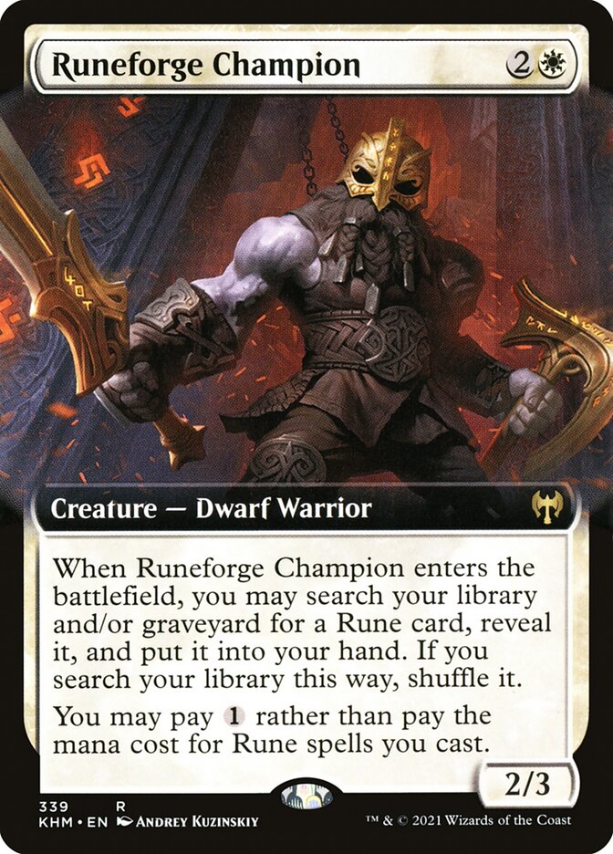 Runeforge Champion - Extended Art - Foil