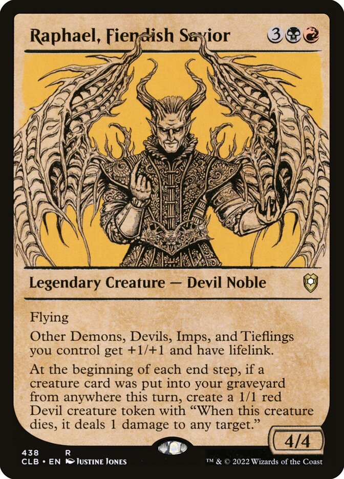 Raphael, Fiendish Savior - Showcase - Foil