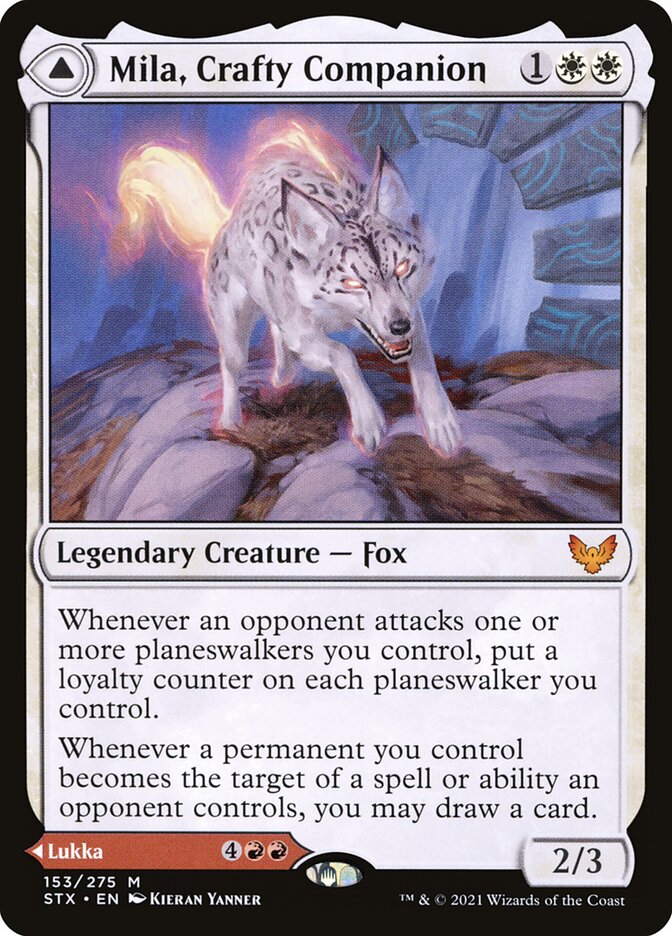 Mila, Crafty Companion // Lukka, Wayward Bonder - Foil