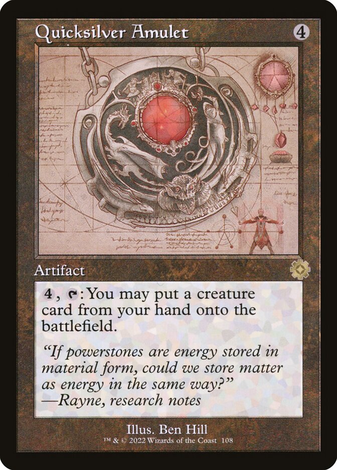 Quicksilver Amulet - Schematic - Foil