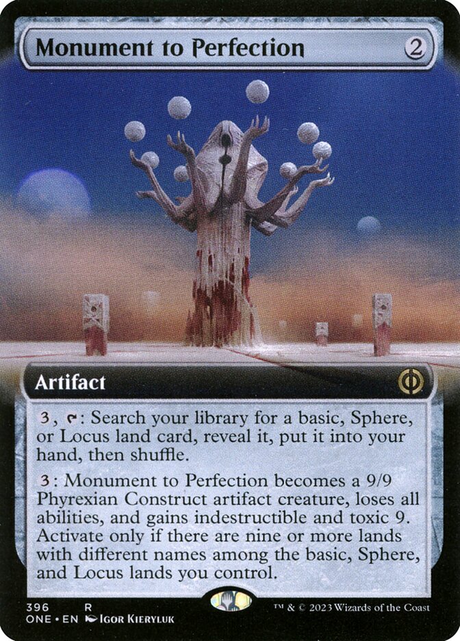 Monument to Perfection - Extended Art - Foil