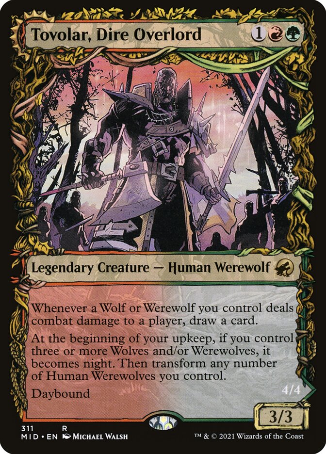 Tovolar, Dire Overlord // Tovolar, the Midnight Scourge - Foil
