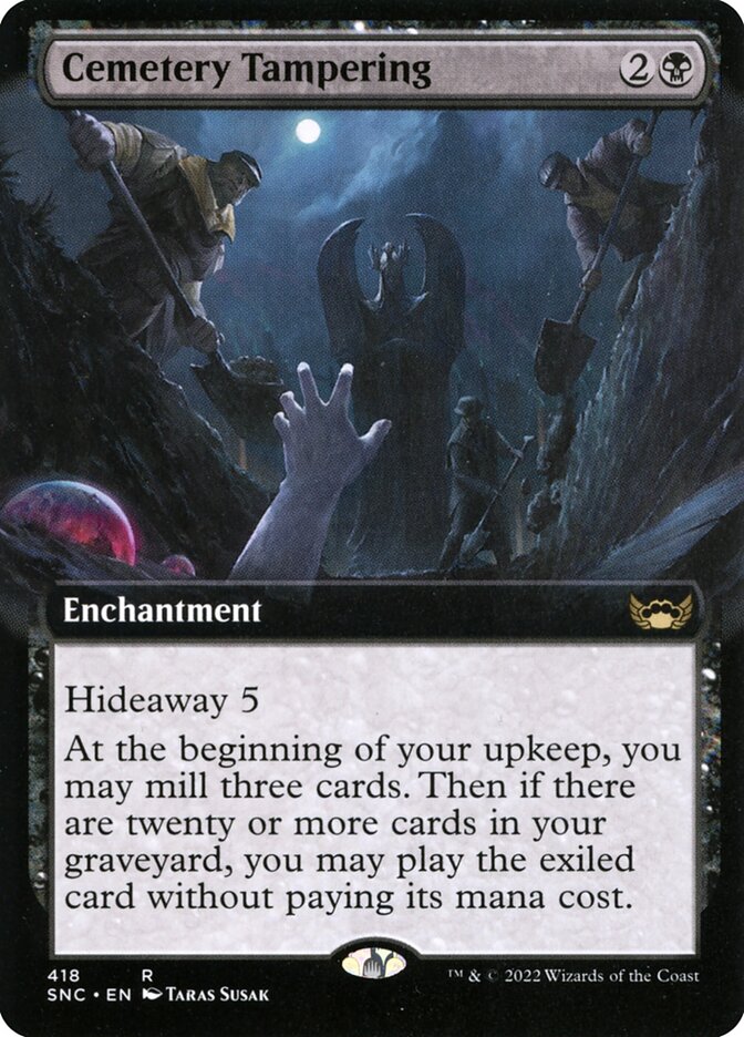 Cemetery Tampering - Extended Art - Foil